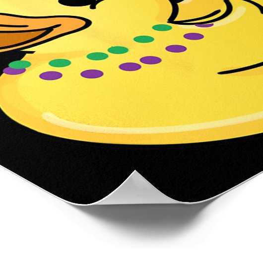 Mardi Gras Duck Poster (Hoek)