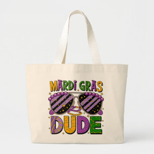 Mardi Gras Dude Tote Bag – Grappige Carnaval Feest