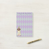 Mardi Gras Duitse draadaanwijzer Post-it® Notes (Op bureau)