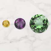 Mardi Gras Edelstenen Confetti (Achterkanten)