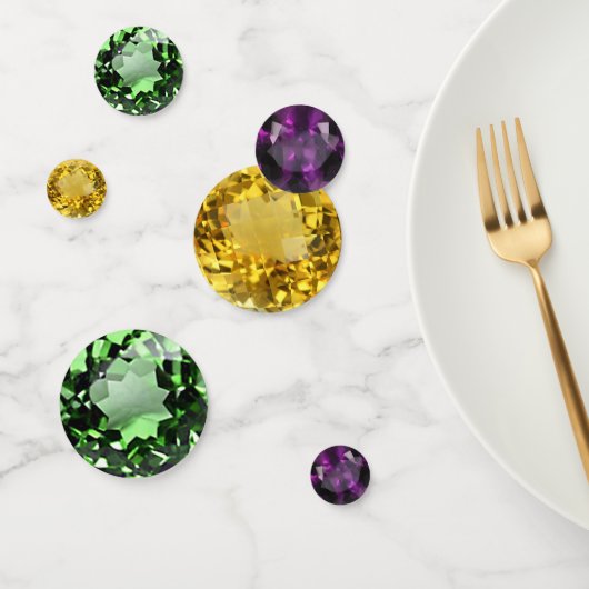 Mardi Gras Edelstenen Confetti (Groep)