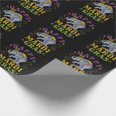 Mardi Gras Elephant Carnaval Cadeaupapier (Hoek)