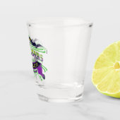 Mardi Gras embleem 1837 Shot Glas (Rechts)
