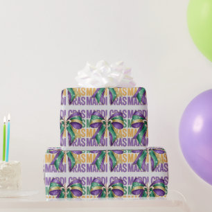 Mardi Gras en Bows Cadeaupapier