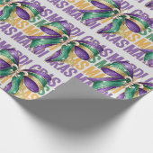 Mardi Gras en Bows Cadeaupapier (Hoek)