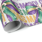 Mardi Gras en Bows Cadeaupapier (Rol Hoek)