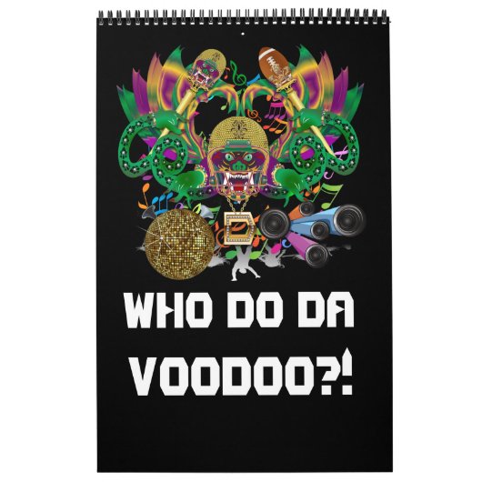 Mardi Gras en Football uitzichten Kalender (Hoes)