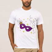 Mardi Gras Eye Mask Carnival Mannen T-Shirt (Voorkant)