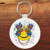 Mardi Gras Face Sleutelhanger (Voorkant)