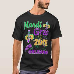 Mardi Gras Fat Dinsdag 2018 Celebration Costume T-shirt