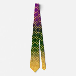 Mardi Gras Fat dinsdag   Corporate Necktie Stropdas
