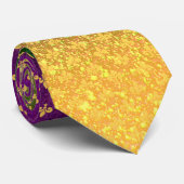 Mardi Gras Fat dinsdag | Corporate Necktie Stropdas (Opgerold)