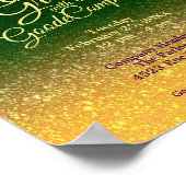 Mardi Gras Fat dinsdag | Kantoor Breakroom-gebouw Poster (Hoek)