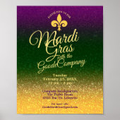 Mardi Gras Fat dinsdag | Kantoor Breakroom-gebouw Poster (Voorkant)