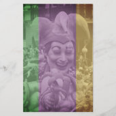 Mardi Gras Fat Dinsdag Paarse goudkreeft Flyer (Achterkant)