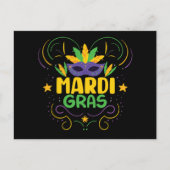Mardi Gras Feestdagenkaart (Voorkant)
