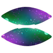 Mardi Gras Feestelijke Paarse Achtergrond American Football (Panelen)