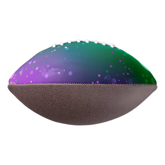 Mardi Gras Feestelijke Paarse Achtergrond American Football (Gedraaid 90)