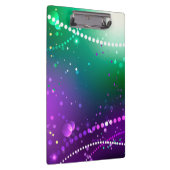 Mardi Gras Feestelijke Paarse Achtergrond Klembord (Rechts)