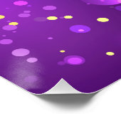 Mardi Gras Feestelijke Paarse Achtergrond Perfect Poster (Hoek)