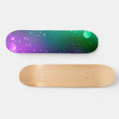 Mardi Gras Feestelijke Paarse Achtergrond Persoonlijk Skateboard (Horizontaal)