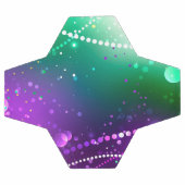 Mardi Gras Feestelijke Paarse Achtergrond Voetbal (Enkel)