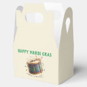 Mardi Gras Feestelijke Trommel Bedankdoosjes (Geopend)