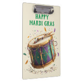 Mardi Gras Feestelijke Trommel Klembord (Rechts)