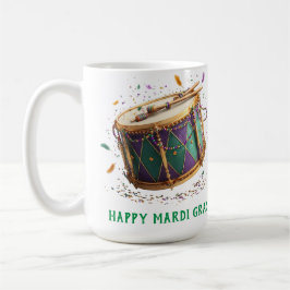 Mardi Gras Feestelijke Trommel Koffiemok