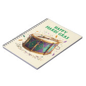 Mardi Gras Feestelijke Trommel Notitieboek (Linkerzijde)