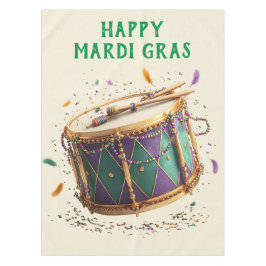 Mardi Gras Feestelijke Trommel Tafelkleed