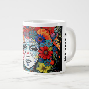 Mardi Gras-feestmasker Hebt veel koffie nodig Grote Koffiekop