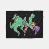 Mardi Gras Feesttijd 1 Fleece Deken (Voorkant (Horizontaal))
