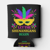 Mardi Gras Festival laat de shenganins beginnen Blikjeskoeler (Achterkant)