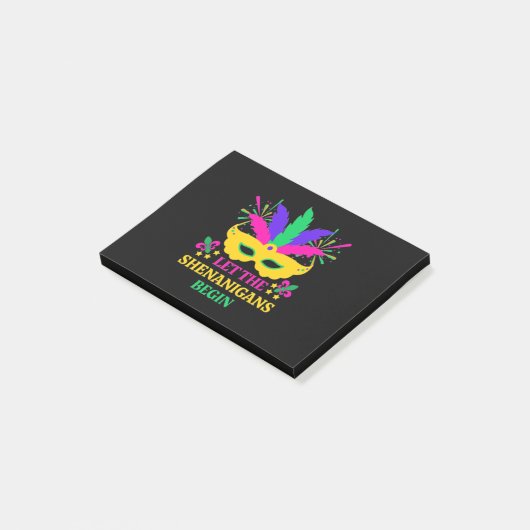 Mardi Gras Festival laat de shenganins beginnen Post-it® Notes (Schuin)