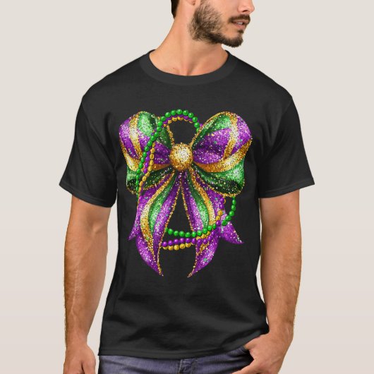 Mardi Gras Festival New Orleans Fleur De Lis Coque T-shirt (Voorkant)
