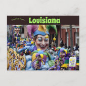 Mardi Gras Festival New Orleans Louisiana Briefkaart (Voorkant)