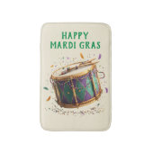 Mardi Gras Festive Drum Badmat (Voorkant Verticaal)