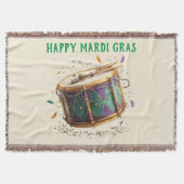 Mardi Gras Festive Drum Deken (Voorkant)