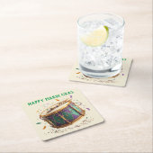 Mardi Gras Festive Drum Kartonnen Onderzetters (Insitu)