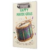 Mardi Gras Festive Drum Klembord (Links)