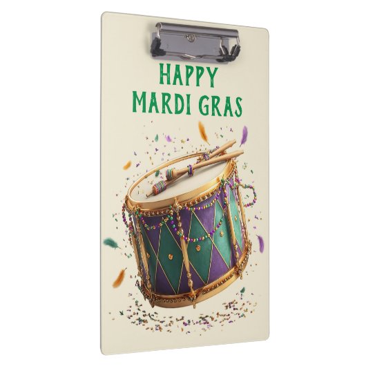 Mardi Gras Festive Drum Klembord (Rechts)