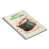 Mardi Gras Festive Drum Notitieboek (Rechterzijde)