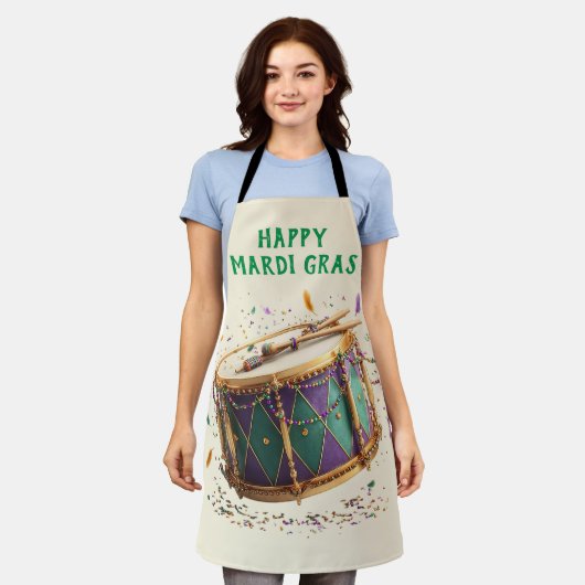 Mardi Gras Festive Drum Schort (Gedragen)