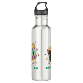Mardi Gras Festive Drum Waterfles