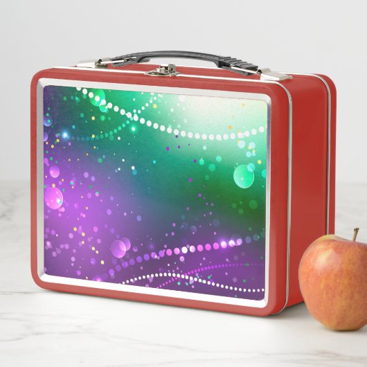 Mardi Gras Festive Paarse Achtergrond (In situ)