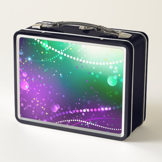 Mardi Gras Festive Paarse Achtergrond (Achterkant)