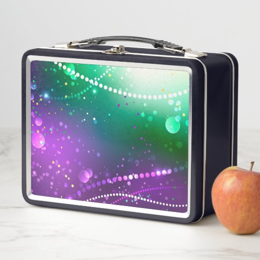 Mardi Gras Festive Paarse Achtergrond (In situ)