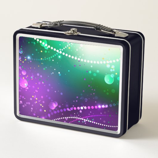 Mardi Gras Festive Paarse Achtergrond (Voorkant)