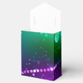 Mardi Gras Festive Paarse Achtergrond Bedankdoosjes (Geopend)